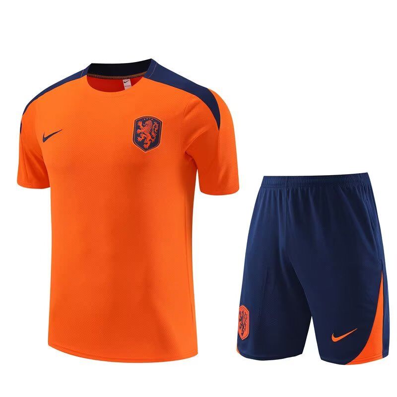 AAA Quality Netherlands 23/24 Orange Training Kit Jerseys
